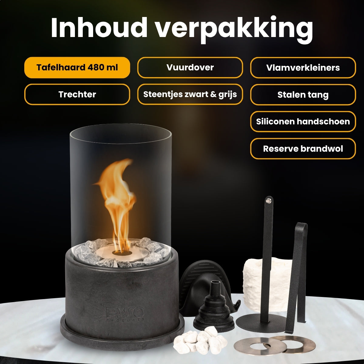 PyroProducts® Tafelhaard - PyroProducts
