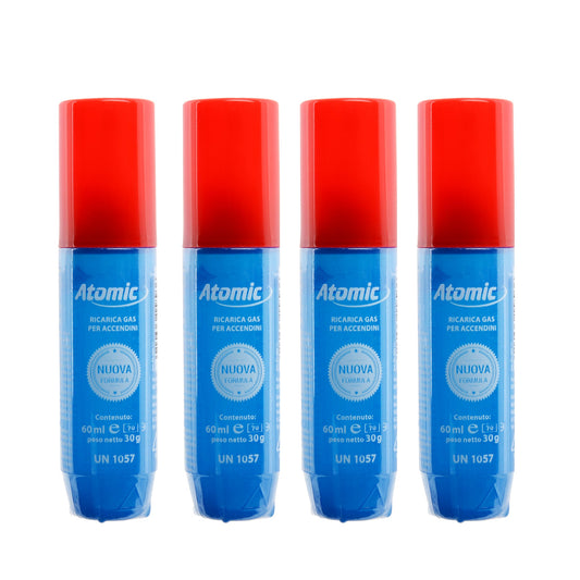 4x Atomic Pocket Butaangas 60ML - PyroProducts