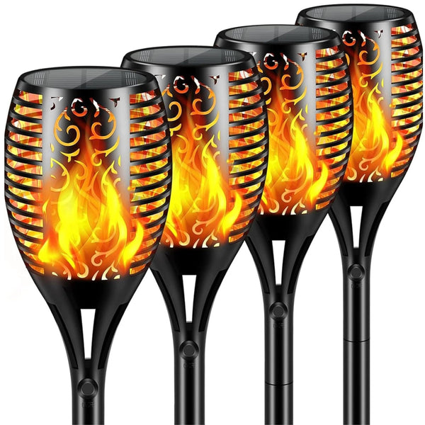 Solar Tuinfakkels (set van 4)